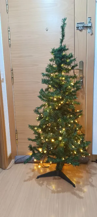 Árbol de Navidad artificial verde 150 cm.