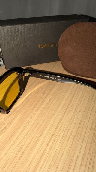 Gafas Tom Ford Negras Lentes Amarillas