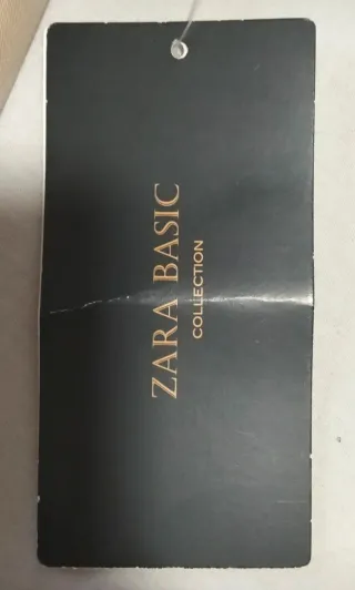 Pantalón Zara Basic Beige Talla M