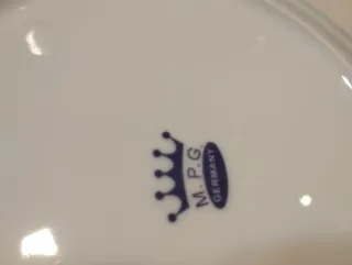 Vajilla Porcelana Azul y Blanca