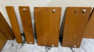 4 frentes cajón y 1 puerta madera