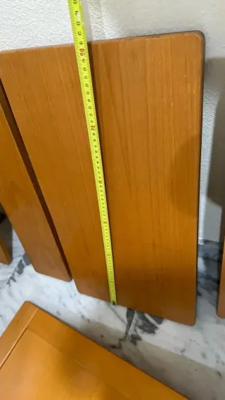 4 frentes cajón y 1 puerta madera