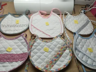 Baberos Bebe Navideños hecho a mano