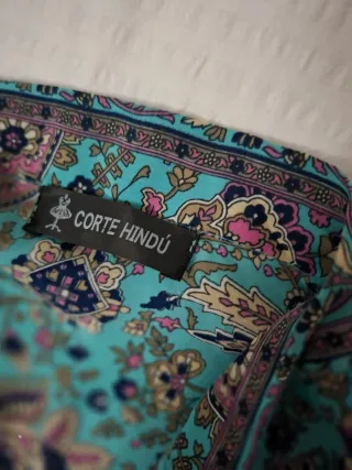 Kaftán estampado mujer talla única