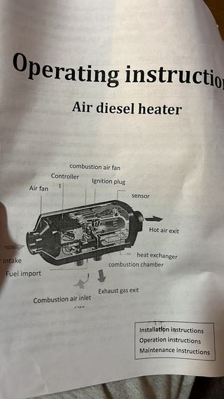 calefacción estacionaria diésel 5kW 12V