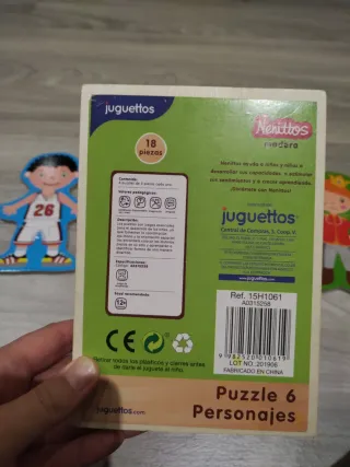 Puzzle madera + 12 meses