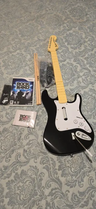 Rock Band para Wii - Batería y Juego