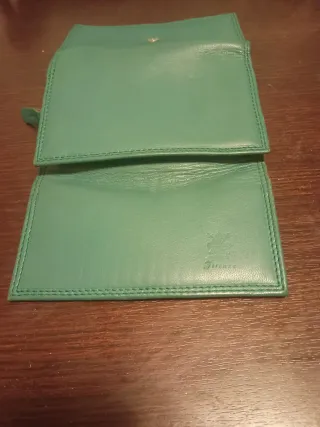 Portafoglio donna Firenze verde porta documenti