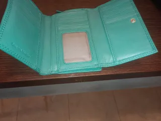 Portafoglio donna Firenze verde porta documenti