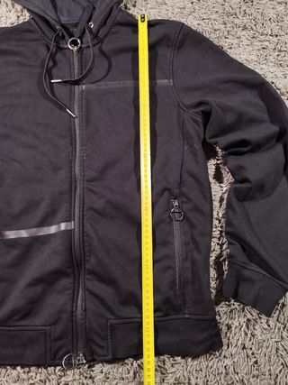 Sudadera Armani Exchange Negra con Cremallera