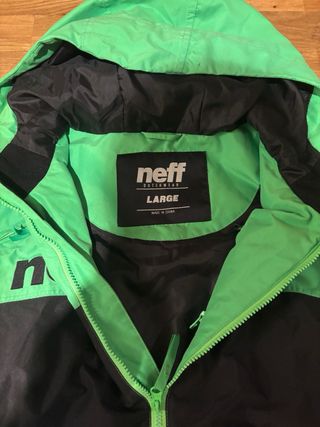 Chaqueta Snowboard Neff Verde/Negro/Azul