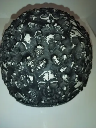 Cascos personalizados calavera