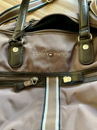 Bolso Tommy Hilfiger Marrón Multicolor