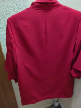 Blazer Stradivarius Rojo Talla M