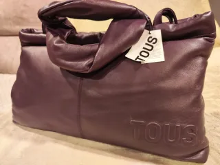 Bolso Tous Piel Morado Nuevo