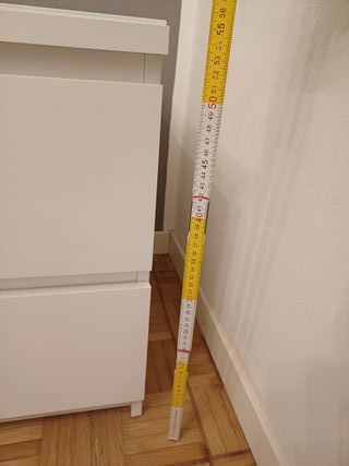 Coppia comodini MALM Ikea bianchi