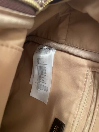 Zaino Motivi donna marrone con logo