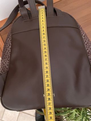 Zaino Motivi donna marrone con logo