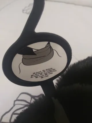 Sciarpa nera da donna