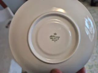 Servizio da tè in porcellana blu e bianca