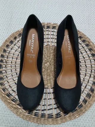 Zapatos tacón Marypaz negros talla 38