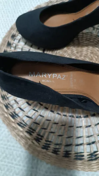 Zapatos tacón Marypaz negros talla 38