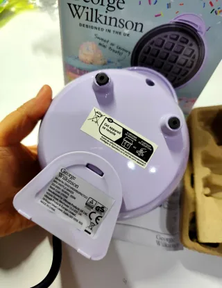 Piastra per waffle lilla George Wilkinson Nuova