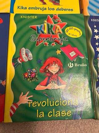 6 libros de kika súper bruja