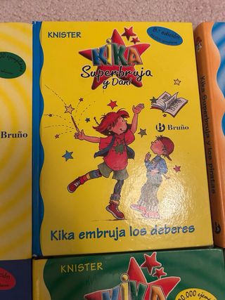 6 libros de kika súper bruja