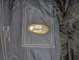 Mono de esquí BRUGI jump-jet azul y amarillo