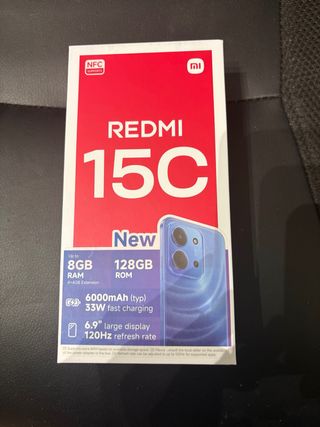 Xiaomi Redmi 15C 128GB Blu nuovo sigillato