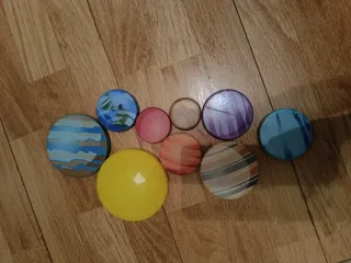 Puzzle Sistema Solar Circular sin caja 102 piezas