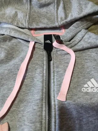 Chándal Adidas Gris y Rosa Talla M