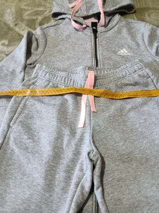 Chándal Adidas Gris y Rosa Talla M