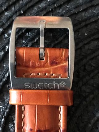 Swatch Irony Cronógrafo Marrón/Negro