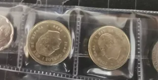 Set completo monedas peseta España 1999