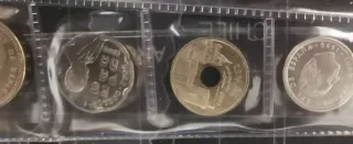 Set completo monedas peseta España 1999