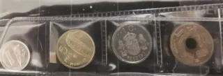 Set completo monedas peseta España 1999