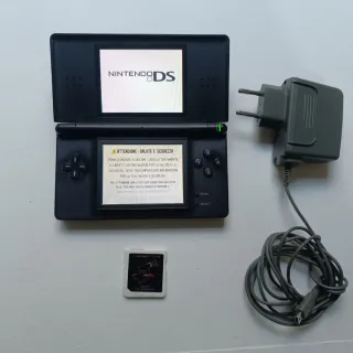 Nintendo DS Lite Nero + Cartuccia TTDS con Giochi