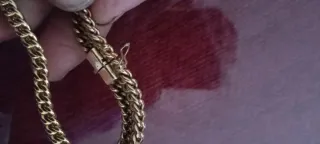 Pulsera de oro laminado