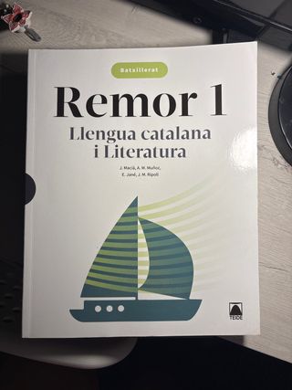 Remor. Llengua catalana i Literatura 1 Batxillerat