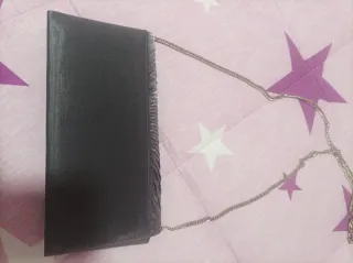 Cartera de fiesta plateada