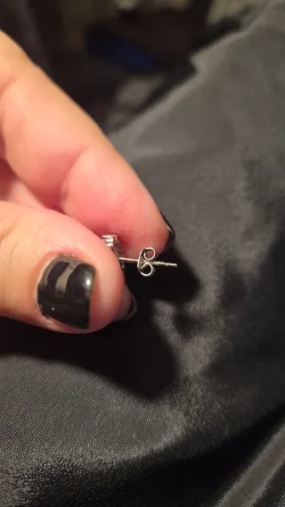 Pendientes Moissanita Plata