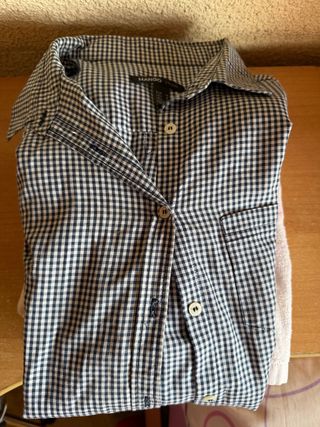 Camisa cuadros Mango Talla M
