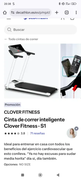 Tapis roulant bianco