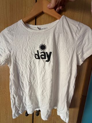 Camiseta blanca day con sol