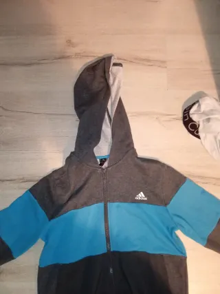 Chándal Adidas gris y azul