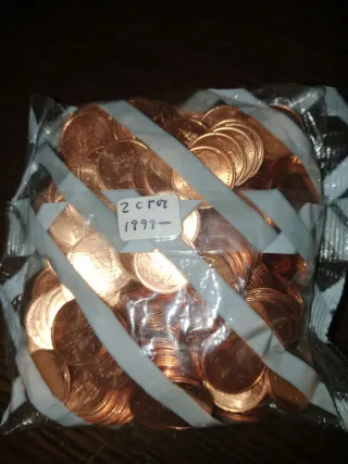 Monedas 2 céntimos España 1999