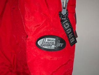 Pantalón impermeable de esquí rojo BRUGI jump-jet