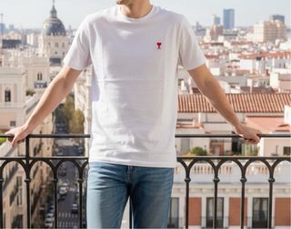 Camiseta unisex Ami Paris Blanca L-M